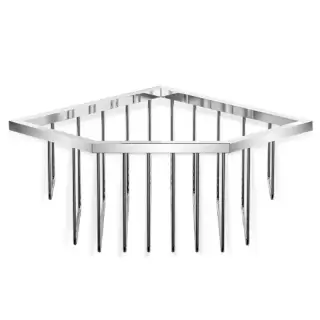 Decor Walther WA ECK1 Корзина универсальная 18x18x9.5см для душа, угловая, подвесная, цвет: хром