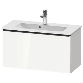 Duravit D-Neo Тумбочка подвесная Compact 81x37.2x44см., раковина, 1 ящик, цвет: белый высокоглянцевый