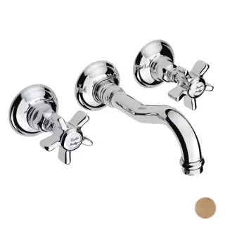 Nicolazzi Dames Anglaises Смеситель для раковины, настенный, цвет: Bronze Plated