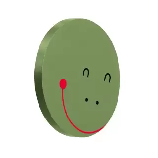 Laufen FLORAKIDS сегмент для зеркала 262x21x296 мм, &laquo;голова гусеницы&raquo;, зеленый