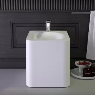 KNIEF Glam Биде напольное  58х39х42 см, с 1 отв под смеситель, цвет: белый