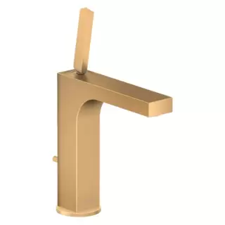 Axor Citterio, Смеситель для раковины 160, на 1 отв., с донным клапаном, цвет: шлифованная медь