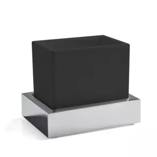 3SC SK 3.0 Стакан подвесной, композит Solid Surface, цвет: чёрный/хром