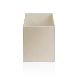 Decor Walther Brownie Корзина для мусора 30x25.5x25.5см., настольная, цвет: бежевый