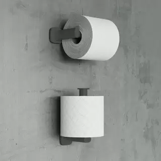 Novellini Giada Держатель т/б, подвесной, цвет: черный матовый