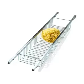 Decor Walther WA WAN1 Полка для ванны 68-78x14x6см, настольный, цвет: хром