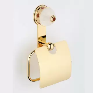 THG Cheverny Jaspe rouge Держатель туалетной бумаги, подвесной, цвет: золото