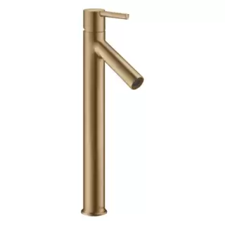 Axor Starck Смеситель для раковины 250, на 1 отв., высокий, цвет: шлифованная бронза