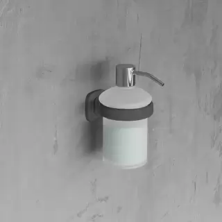 Novellini Giada Дозатор для жидкого мыла, подвесной,цвет: черный матовый