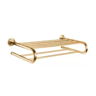 Colombo Hermitage Полотенцедержатель большой, 56х14см, цвет: PVD золото