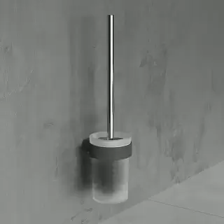 Novellini Giada Ершик для унитаза, цвет: черный матовый