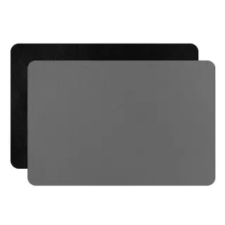 ADJ Плейсмат для рабочего стола, 48x65 см., цвет: черный/серый