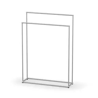 Decor Walther Mikado Полотенцедержатель 86см., напольный, двойной, цвет: сталь матовая