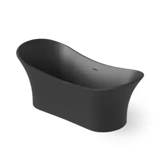 Dea Design Elegant Ванна 175x75x68см., отдельностоящая, Solid Surface, цвет: Black №16