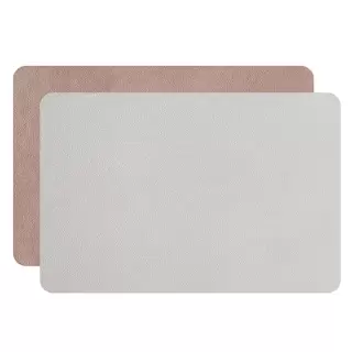 ADJ Плейсмат для рабочего стола, 48x65 см., цвет: устричный/пепельная роза