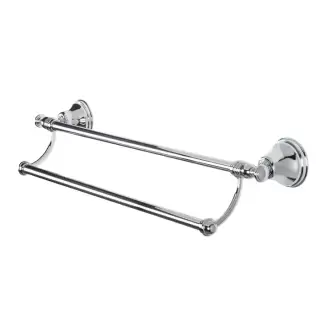 TW Harmony 012, полотенцедержатель двойной 58см, подвесной, цвет: хром