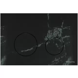 TECEspring Панель смыва для унитаза, из искусственного камня, плоская, цвет: темный базальт