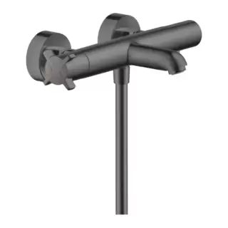 Axor Citterio E Смеситель для ванны, термостатический, настенный, цвет: шлифованный черный хром