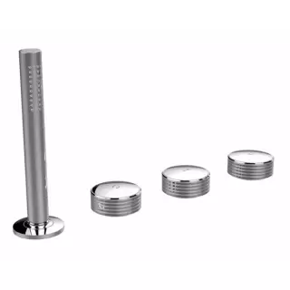 Carlo Frattini Texture Collection, Смеситель к борту ванны 1500 мм, цвет: Хром