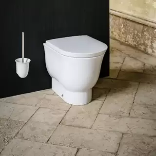 Laufen New Classic Унитаз напольный безободковый 53х37х43см, выпуск универсальный, цвет: белый матовый