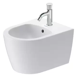 Duravit Bento Starck Box Биде подвесное 37x48см, с 1 отв., HygieneGlaze, цвет: белый матовый