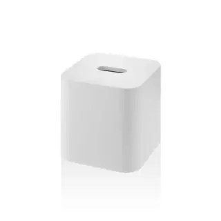 Decor Walther Stone KBQ Диспенсер для салфеток 14.2x13.7x13.7см, настольный, цвет: белый