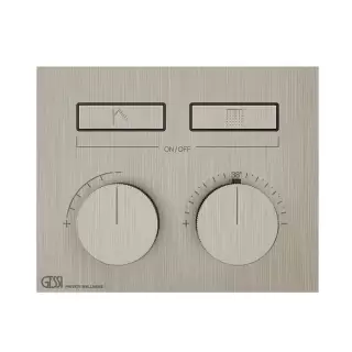 Gessi Hi-Fi Gessi Hi-Fi Термостат для душа, с включением до 2 источников одновременно, цвет: Finox Brushed Nickel