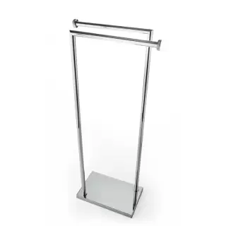 3SC Ribbon Полотенцедержатель напольный 30хh83х18 см, цвет: латунь сатинированная матовая