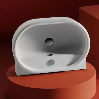 Artceram Brera Раковина 65х46х18см., накладная, без отв., цвет: белый матовый