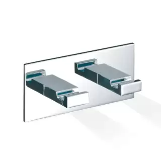 Decor Walther Brick KHAK2 Крючок самоклеящийся двойной, подвесной, цвет: хром