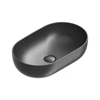 Catalano Sfera Раковина 60x37см накладная, без отв., цвет: черный матовый