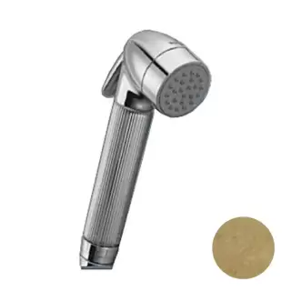 Nicolazzi Doccia Гигиенический душ, шланг 100см. гибкий. с поддержкой, цвет: натуральная латунь