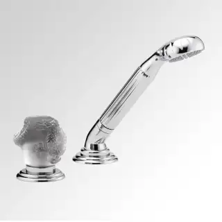 THG Dragon Moon Ручной душ на борт ванны, 2 отв., цвет: хром/хрусталь