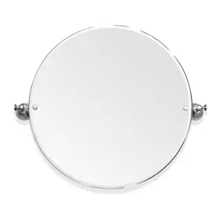 TW Harmony 023, вращающееся зеркало круглое 69х60см, цвет: хром