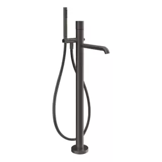 Gessi Habito Diamantato Смеситель для ванны, напольный, цвет: Black Metal Brushed PVD