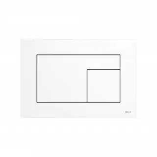 TECEvelvet Панель смыва для унитаза, цвет: Bianco Kos/Белый