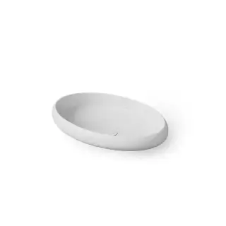 Dea Design Washbasins Раковина 60х40х11.2см., накладная, без отв., Solid Surface, цвет: White №18