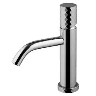 Fima Carlo Frattini Spillo Tech Смеситель для раковины, на 1 отв., XS, с донным клапаном, цвет: хром