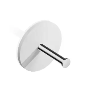 Decor Walther Stone TPH1 Держатель туалетной бумаги, подвесной, цвет: белый / сталь матовая