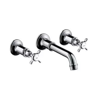 Axor Montreux Смеситель для раковины, настенный, на 3 отв., СМ, внешняя часть, цвет: хром