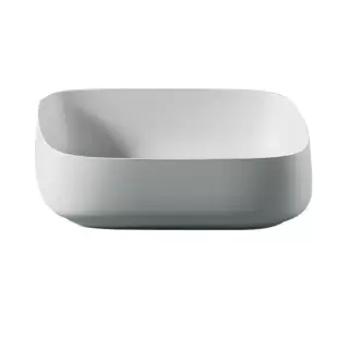 Artceram Cognac Раковина накладная Quadro 56x41 см, saniglaze, цвет: белый матовый