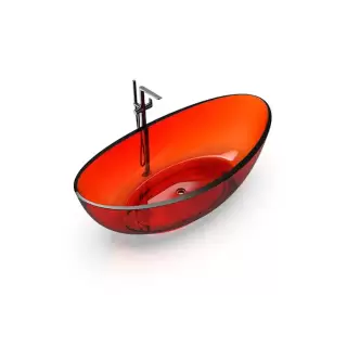 Knief Oval Shape Ванна отдельностоящая 180х93x56см., из полимерного материала, цвет: Jaspis # 070