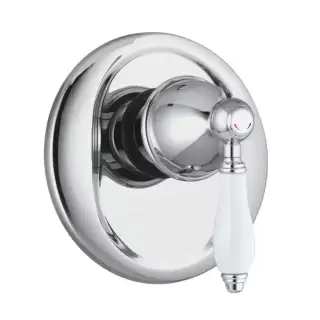 Fima Carlo Frattini Herend F5409X1CR Однорычажный смеситель для ванны и душа, на 1 источник, встраиваемый, цвет: хром