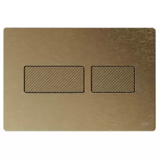 TECEsolid Панель смыва с двойной системой смыва для унитаза, цвет: бронза