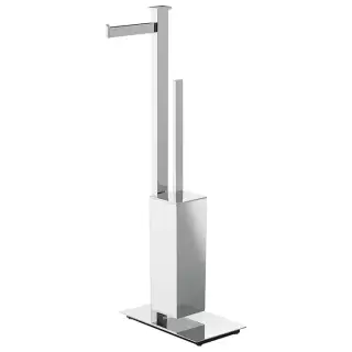 Colombo Units Напольная стойка с держателем т/б и ершом, SX, цвет: хром