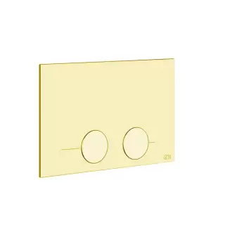 Gessi Клавиша смыва для унитаза, двойная, для систем инсталляций TECE, цвет: Gold PVD