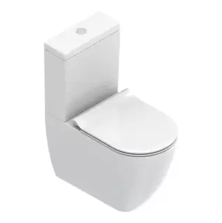 Catalano Sfera Унитаз моноблок 63х36см., безободковый, покрытие Cataglaze, цвет: белый глянцевый