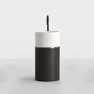 NOORTH milldue edition ROMA I Раковина 45х88 см, без отв., напольная, без перелива, с донным клапаном, цоколь Rovere nero, цвет: Platino / белый матовый