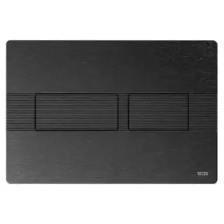 TECEsolid Панель смыва с двойной системой смыва для унитаза, цвет: графит текстура линии