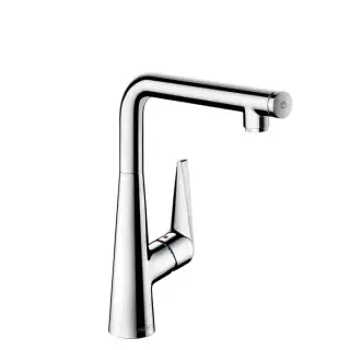 Hansgrohe Talis Select S, Смеситель для кухни, с поворотным изливом, Цвет: сталь
